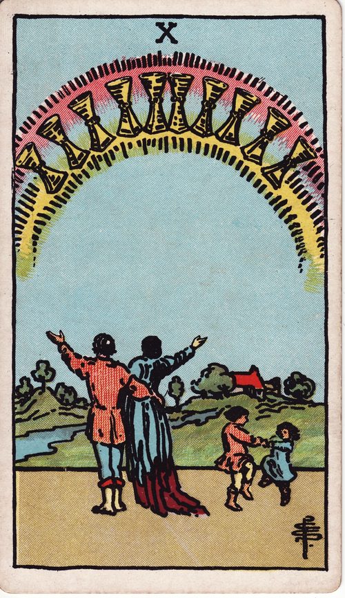 圣杯十（Ten of Cups）· rider-waite