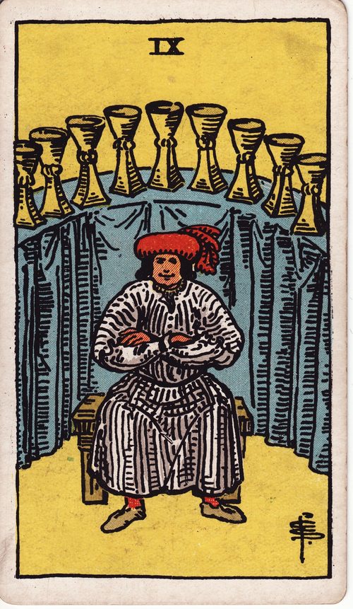 圣杯九（Nine of Cups）· rider-waite