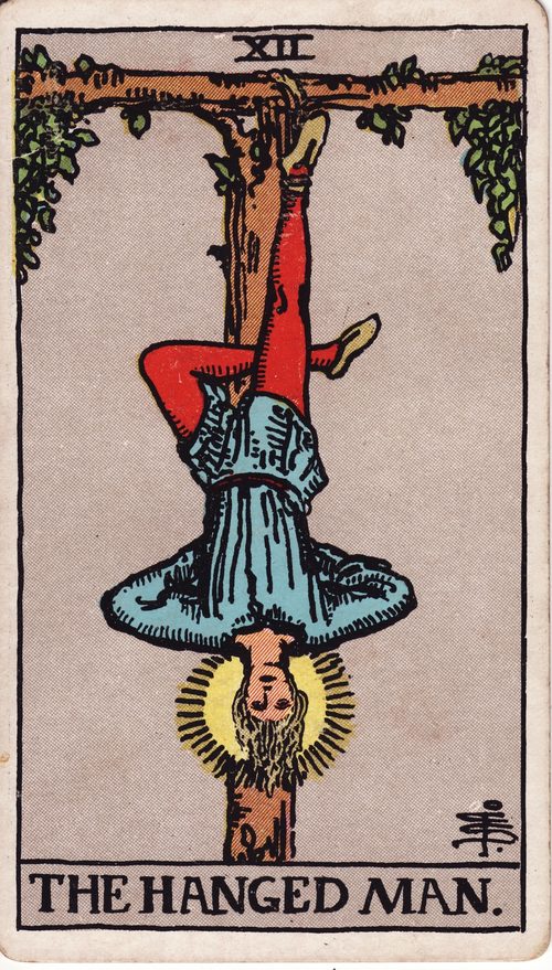 倒吊人（The Hanged Man）· rider-waite