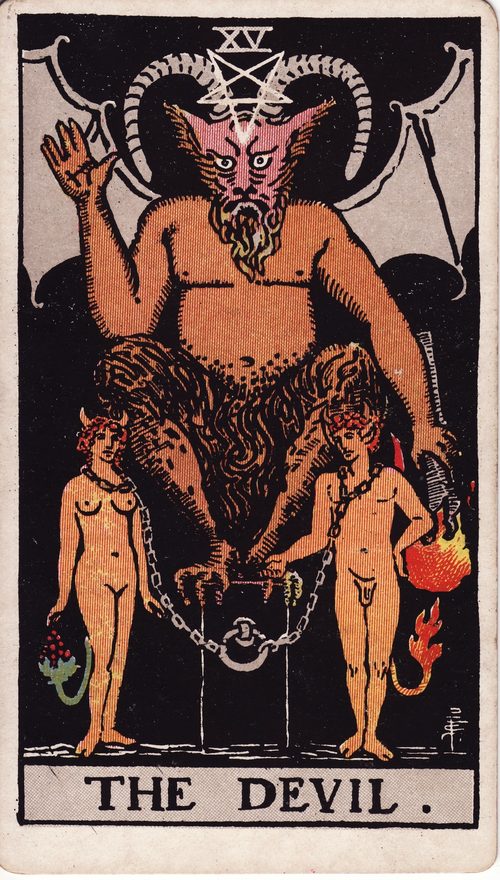 恶魔（The Devil）· rider-waite
