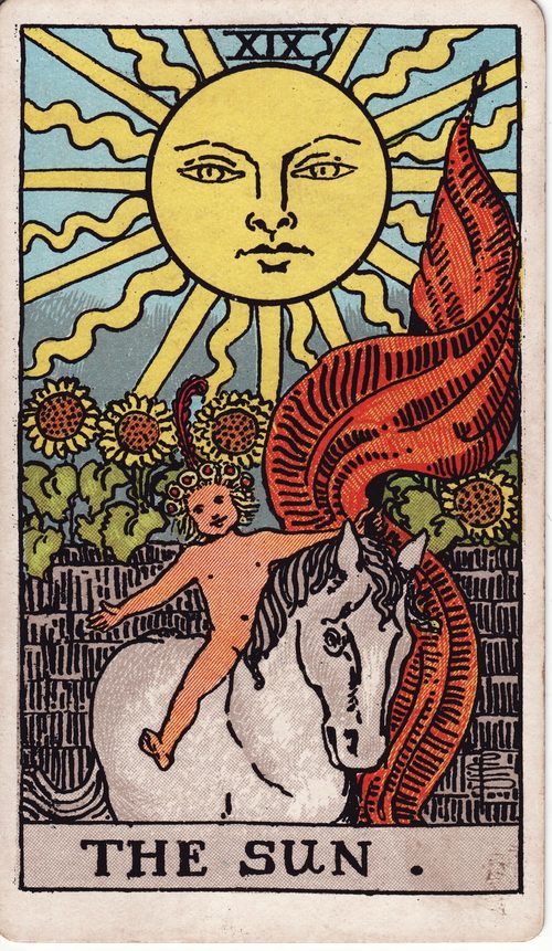 太阳（The Sun）· rider-waite