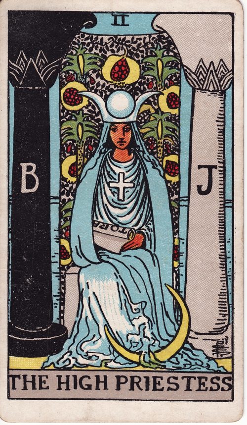 女祭司（The High Priestess）· rider-waite