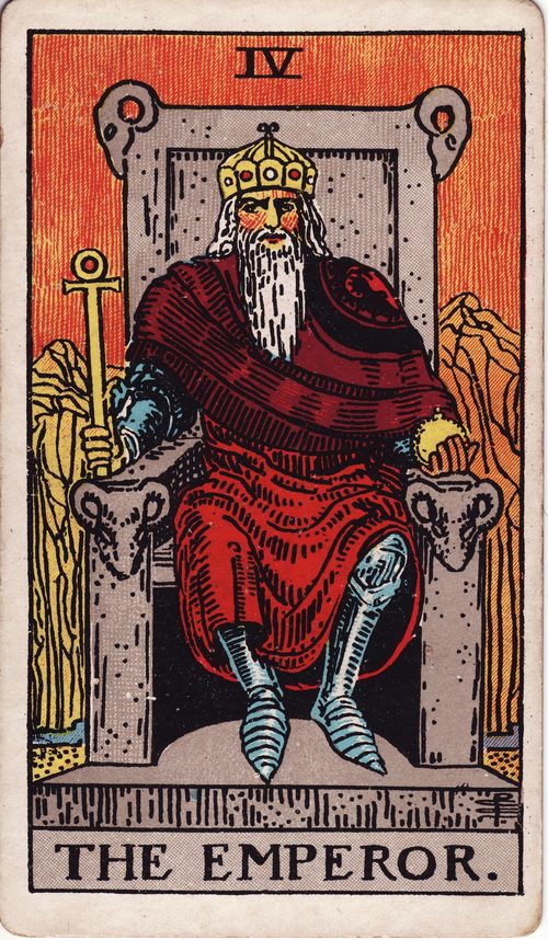 皇帝（The Emperor）· rider-waite