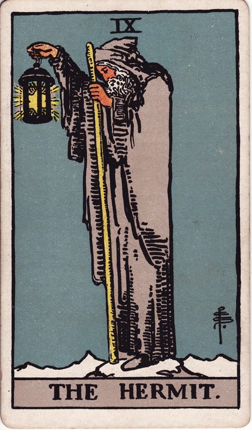 隐者（The Hermit）· rider-waite
