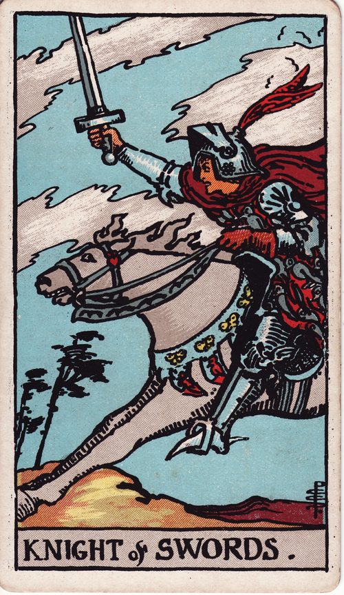 宝剑骑士（Knight of Swords）· rider-waite