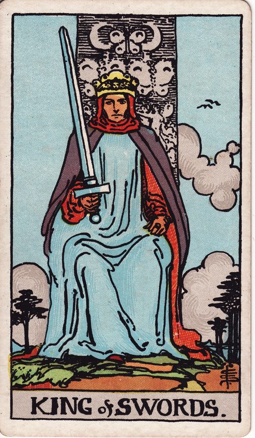 宝剑国王（King of Swords）· rider-waite
